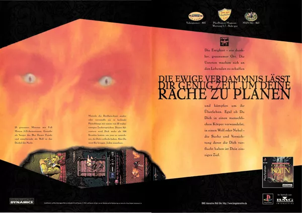 Blood Omen: Legacy of Kain Magazine Advertisement