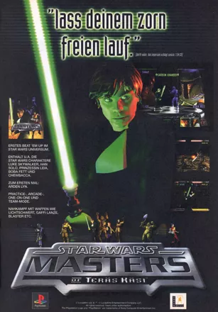 Star Wars: Masters of Teräs Käsi Magazine Advertisement
