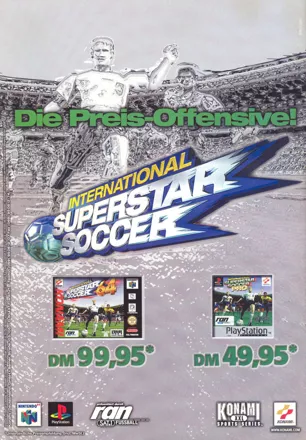 International Superstar Soccer 64 Magazine Advertisement