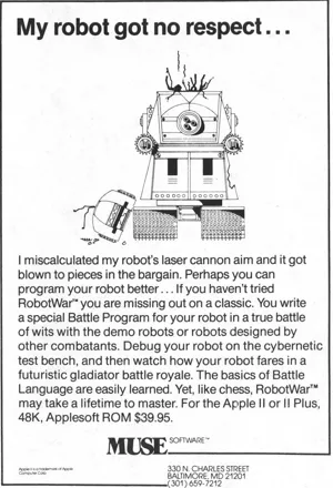 Robot War Magazine Advertisement