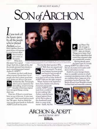 Archon: The Light and the Dark Magazine Advertisement