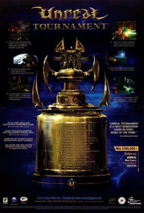 Unreal Tournament Magazine Advertisement
