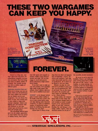 Warship Magazine Advertisement