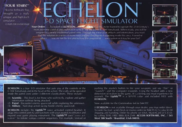Echelon Magazine Advertisement