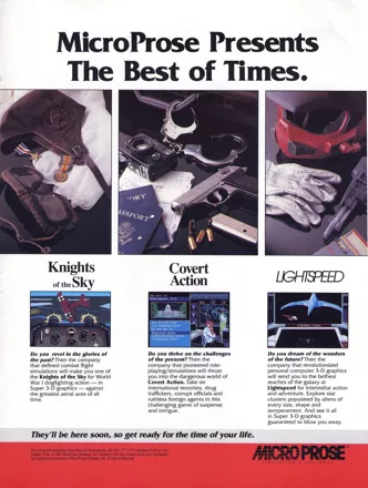 Knights of the Sky Magazine Advertisement