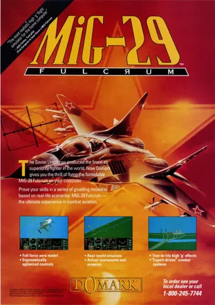 MiG-29 Fulcrum Magazine Advertisement