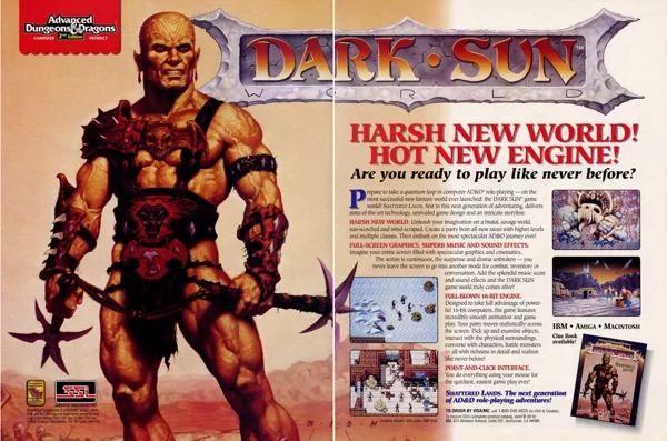 Dark Sun: Shattered Lands Magazine Advertisement