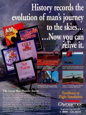 Aces of the Pacific Magazine Advertisement