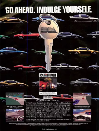 Car and Driver Magazine Advertisement