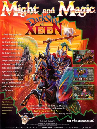 Might and Magic: Darkside of Xeen Magazine Advertisement