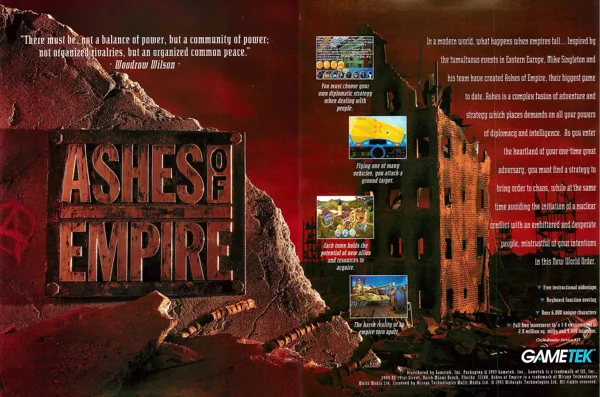 Ashes of Empire Magazine Advertisement