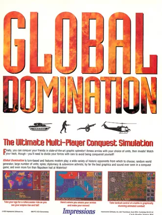 Global Domination Magazine Advertisement