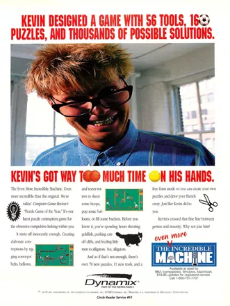 The Even More! Incredible Machine Magazine Advertisement