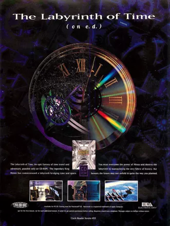 The Labyrinth of Time Magazine Advertisement