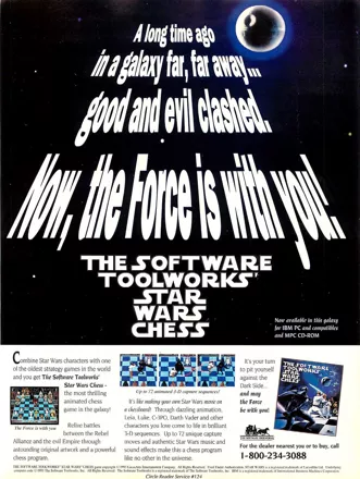 The Software Toolworks' Star Wars Chess Magazine Advertisement