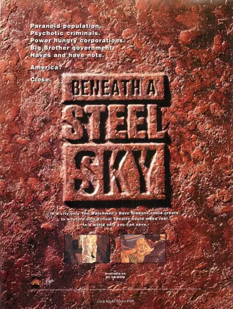 Beneath a Steel Sky Magazine Advertisement