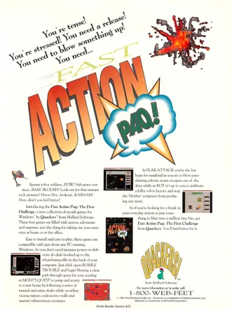 Fast Action Paq Magazine Advertisement