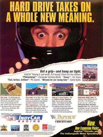 IndyCar Racing Magazine Advertisement