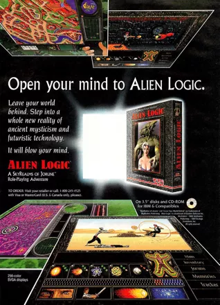 Alien Logic Magazine Advertisement