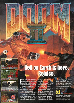 DOOM II Magazine Advertisement