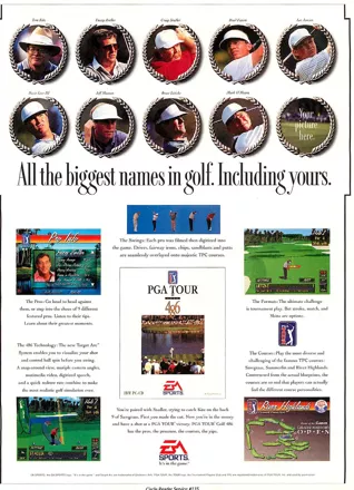 PGA Tour Golf 486 Magazine Advertisement