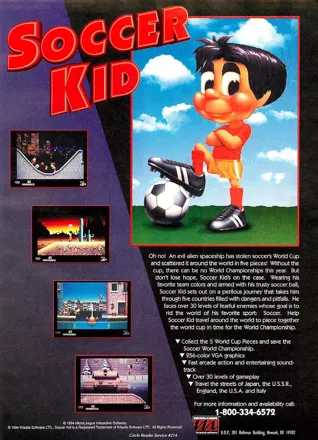 Soccer Kid Magazine Advertisement