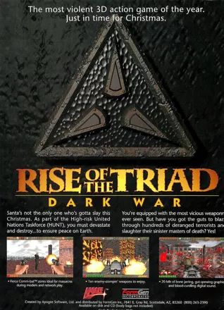 Rise of the Triad: Dark War Magazine Advertisement