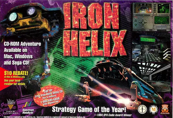 Iron Helix Magazine Advertisement