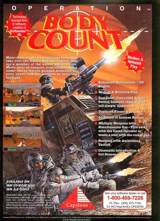Operation Body Count Magazine Advertisement