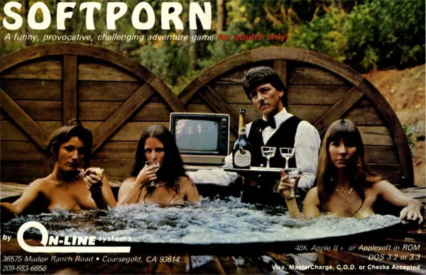 Softporn Adventure Magazine Advertisement
