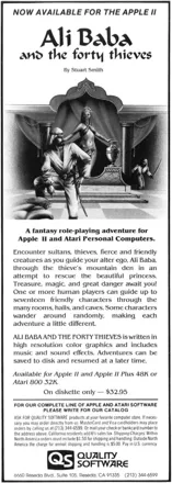 Ali Baba and the Forty Thieves Magazine Advertisement