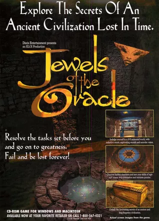 Jewels of the Oracle Magazine Advertisement