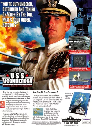 USS Ticonderoga: Life and Death on the High Seas Magazine Advertisement