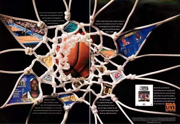 NBA Live 95 Magazine Advertisement Part 2