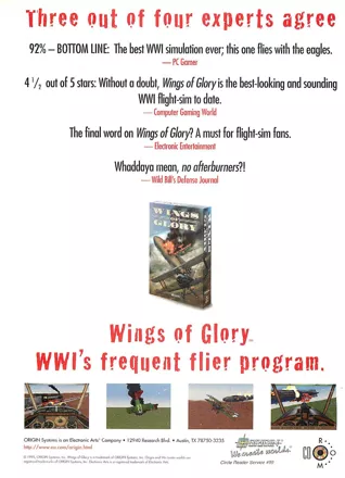 Wings of Glory Magazine Advertisement