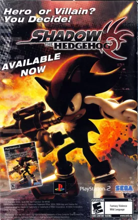 Shadow the Hedgehog Other