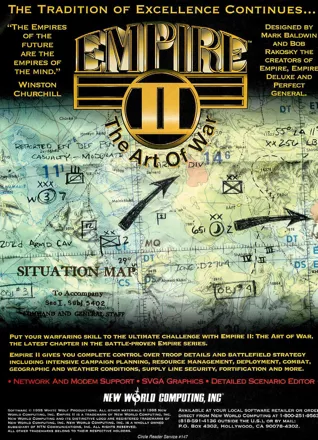 Empire II: The Art of War Magazine Advertisement