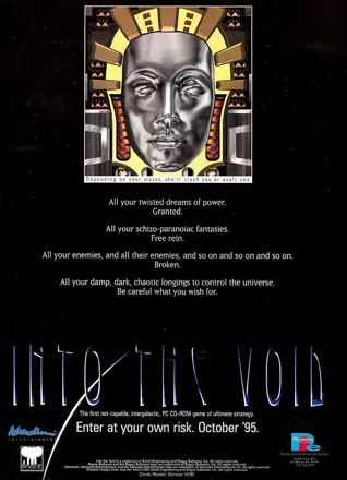 Into the Void Magazine Advertisement