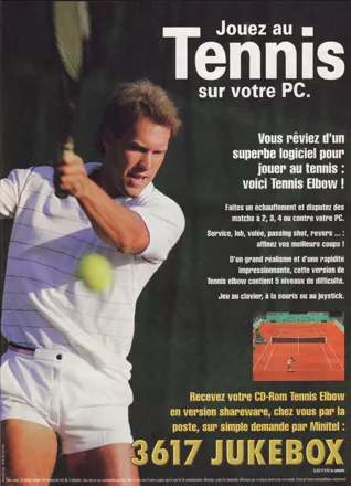 Tennis Elbow Magazine Advertisement