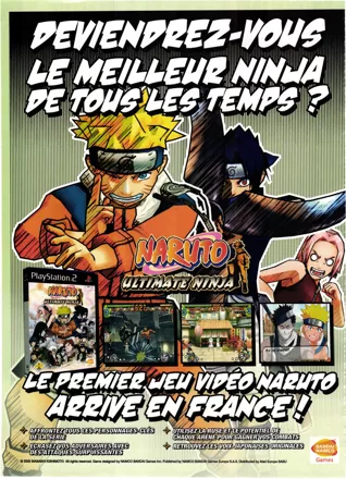 Naruto: Ultimate Ninja Magazine Advertisement