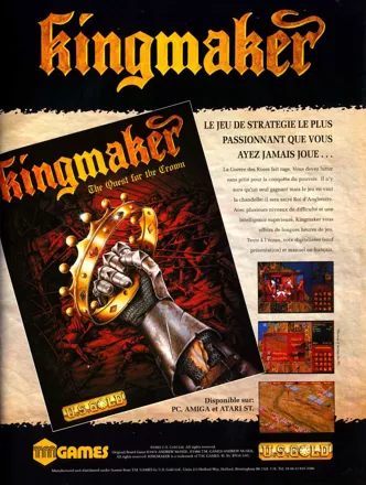 Kingmaker Magazine Advertisement