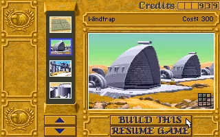 Dune II: The Building of a Dynasty Screenshot