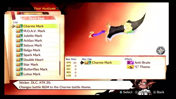 Maglam Lord: Deco Item - Charme Mark Screenshot