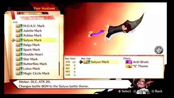Maglam Lord: Deco Item - Satyus Mark Screenshot