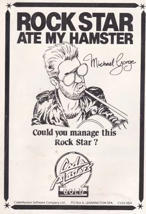 Rock Star Ate My Hamster Magazine Advertisement
