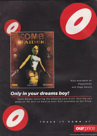 Tomb Raider Magazine Advertisement
