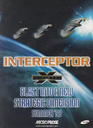 X-COM: Interceptor Magazine Advertisement