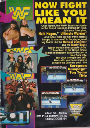 WWF European Rampage Tour Magazine Advertisement Part 2