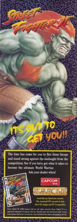 Street Fighter II: The World Warrior Magazine Advertisement