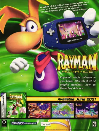 Rayman Magazine Advertisement